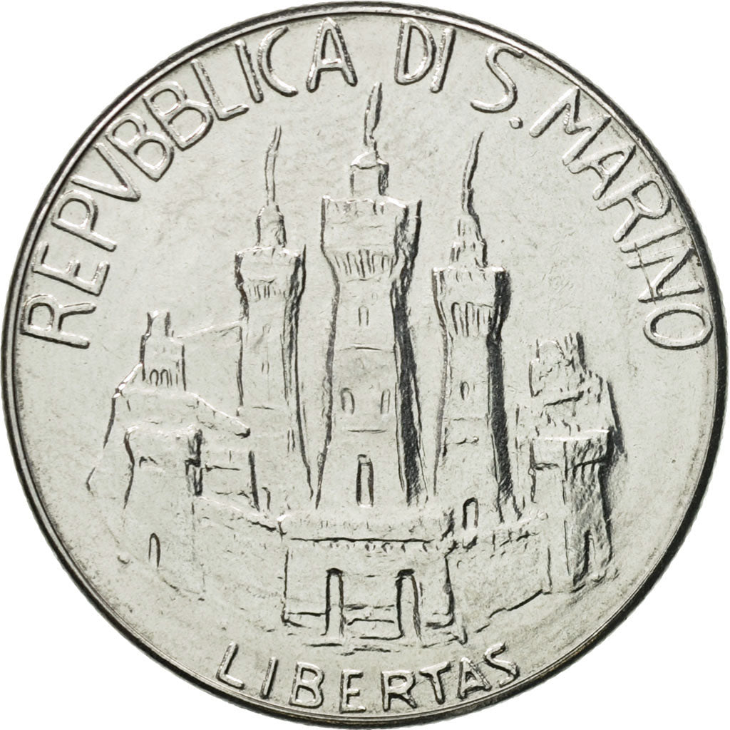 Moneta, San Marino, 50 Lire, 1984, Rome, FDC, Acciaio, KM:164