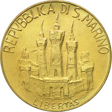 Coin, San Marino, 20 Lire, 1984, Rome, EF(40-45), Aluminum-Bronze, KM:163