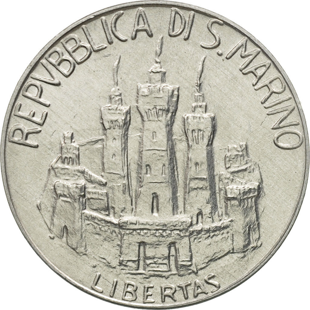 Coin, San Marino, 10 Lire, 1984, Rome, MS(65-70), Aluminum, KM:162