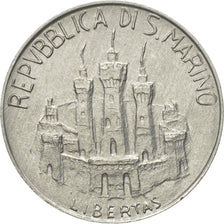 Coin, San Marino, Lira, 1984, Rome, MS(63), Aluminum, KM:159