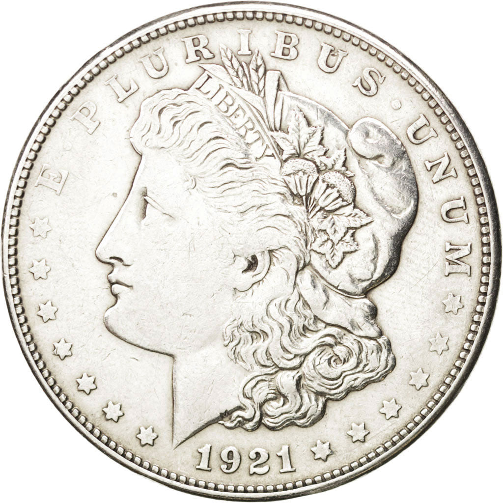 UNITED STATES, Morgan Dollar, Dollar, 1921, U.S. Mint, KM #110, VF(30-35),...