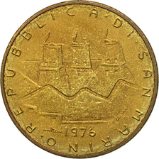 Monnaie, San Marino, 20 Lire, 1976, Rome, TTB, Aluminum-Bronze, KM:55
