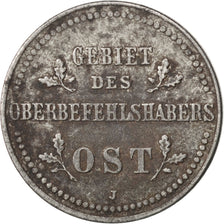 GERMANY - EMPIRE, 2 Kopeks, 1916, Hambourg, KM #22, EF(40-45), Iron, 5.87