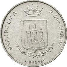 Coin, San Marino, 2 Lire, 1983, Rome, MS(63), Aluminum, KM:146