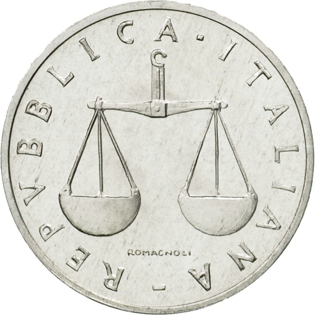 Coin, Italy, Lira, 1969, Rome, MS(63), Aluminum, KM:91