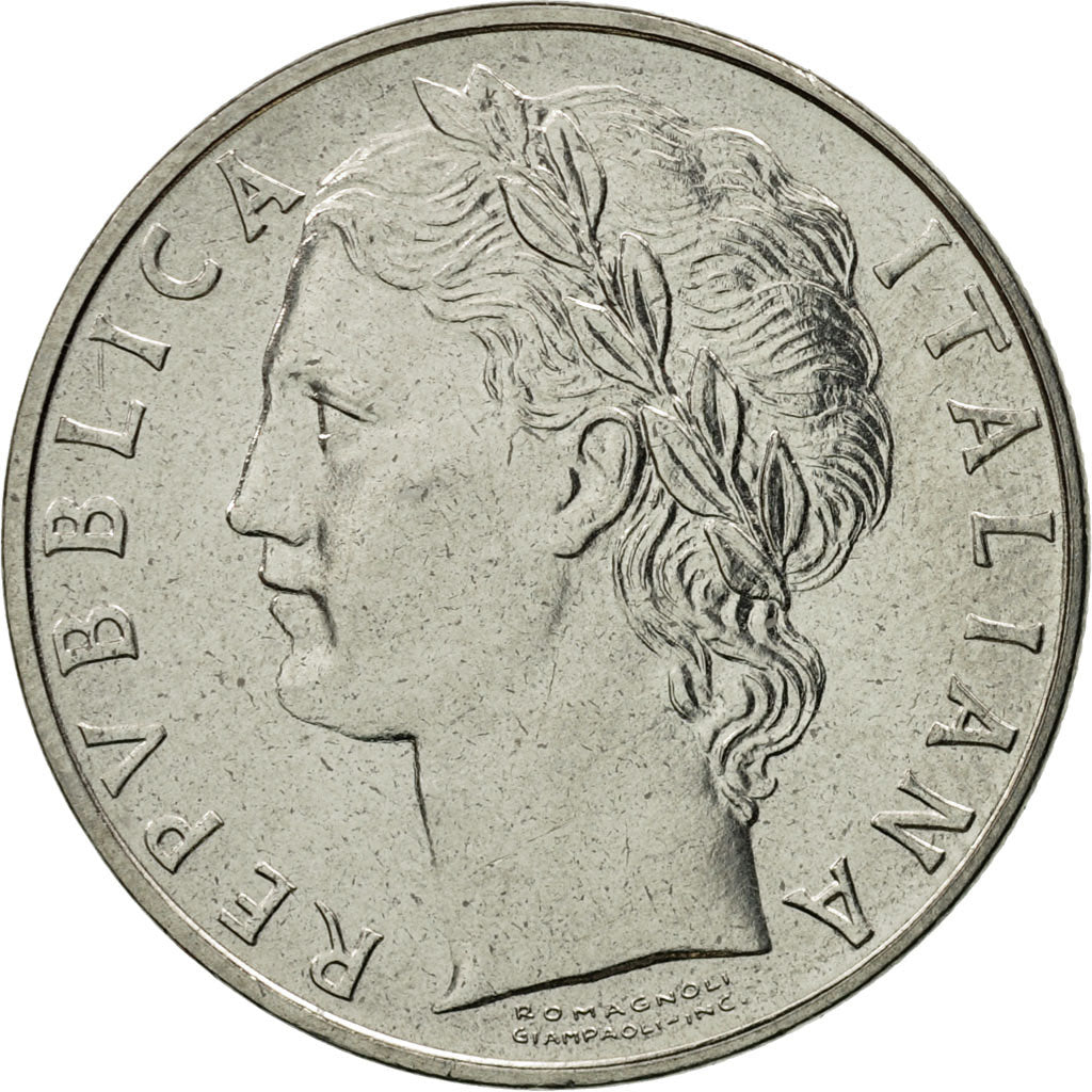 Coin, Italy, 100 Lire, 1971, Rome, MS(65-70), Stainless Steel, KM:96.1