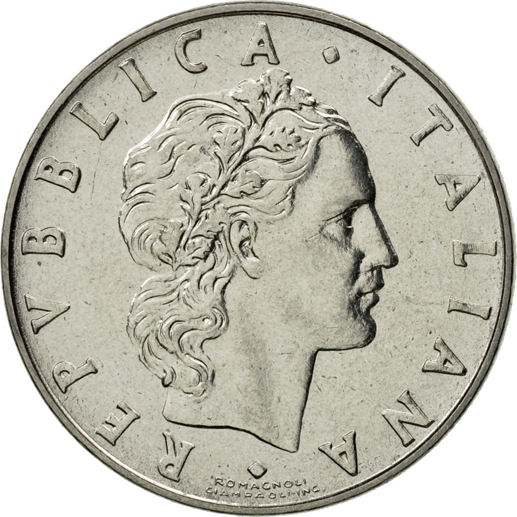 Monnaie, Italie, 50 Lire, 1971, Rome, FDC, Stainless Steel, KM:95.1