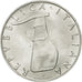 Coin, Italy, 5 Lire, 1971, Rome, MS(63), Aluminum, KM:92