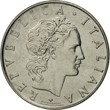Coin, Italy, 50 Lire, 1972, Rome, MS(63), Stainless Steel, KM:95.1