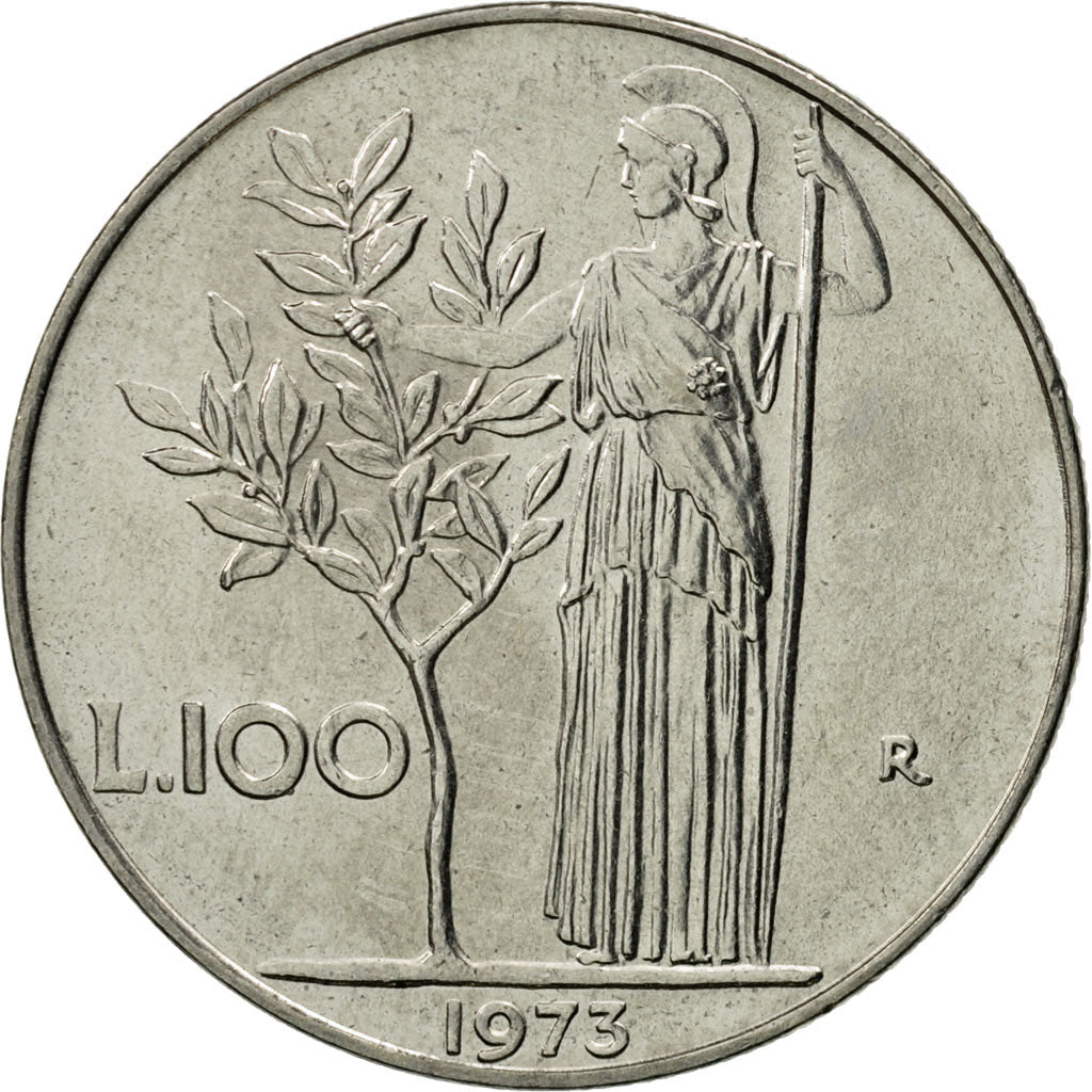 Monnaie, Italie, 100 Lire, 1973, Rome, FDC, Stainless Steel, KM:96.1