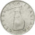 Moneda, Italia, 5 Lire, 1973, Rome, MBC, Aluminio, KM:92