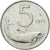 Moneta, Italia, 5 Lire, 1974, Rome, SPL, Alluminio, KM:92