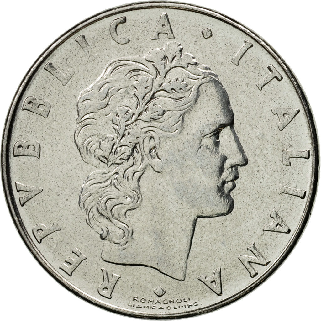 Monnaie, Italie, 50 Lire, 1975, Rome, SPL, Stainless Steel, KM:95.1