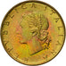 Coin, Italy, 20 Lire, 1975, Rome, AU(55-58), Aluminum-Bronze, KM:97.2