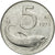 Moneda, Italia, 5 Lire, 1975, Rome, EBC, Aluminio, KM:92
