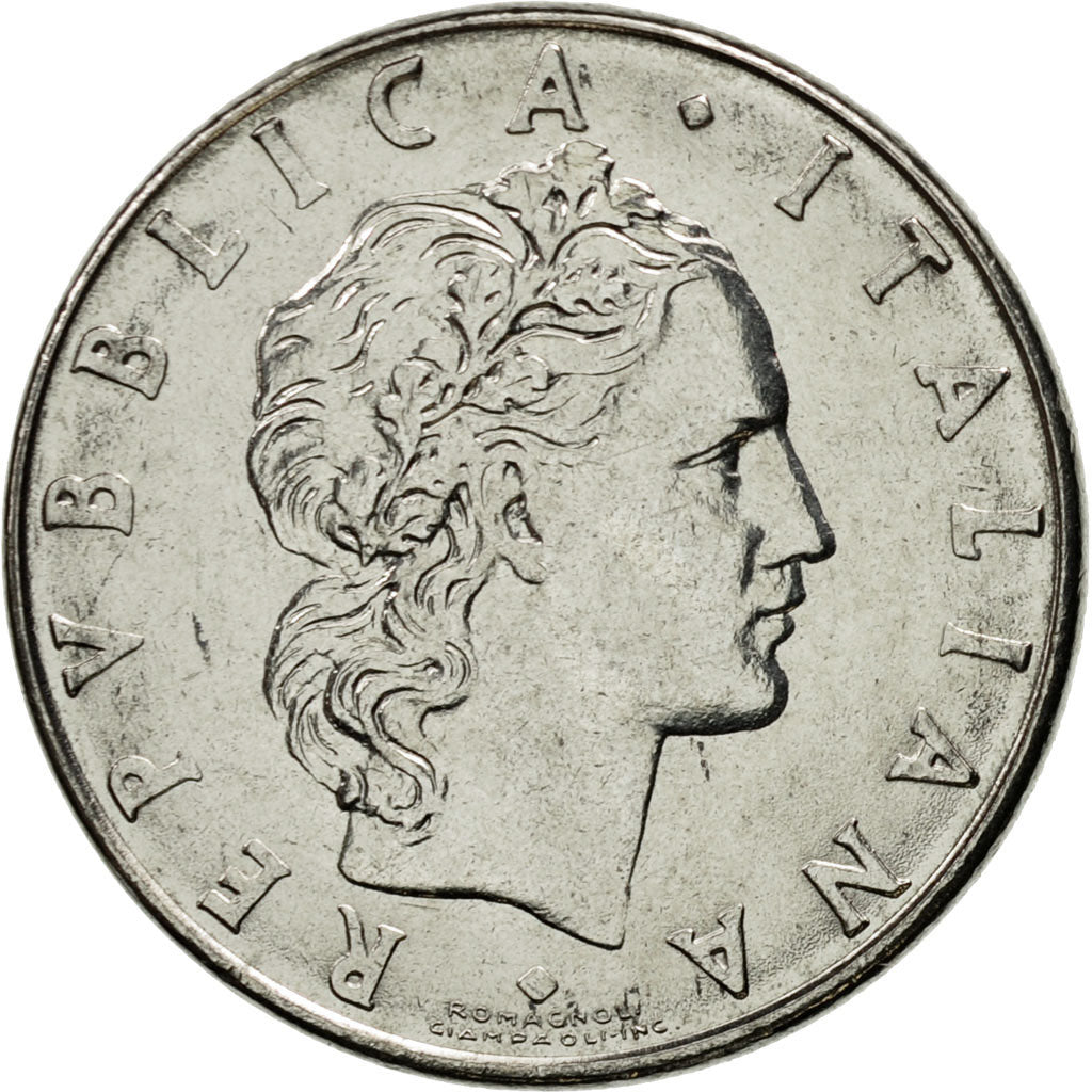 Moneta, Italia, 50 Lire, 1979, Rome, SPL, Acciaio inossidabile, KM:95.1