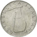 Coin, Italy, 5 Lire, 1980, Rome, EF(40-45), Aluminum, KM:92