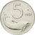 Coin, Italy, 5 Lire, 1981, Rome, AU(55-58), Aluminum, KM:92
