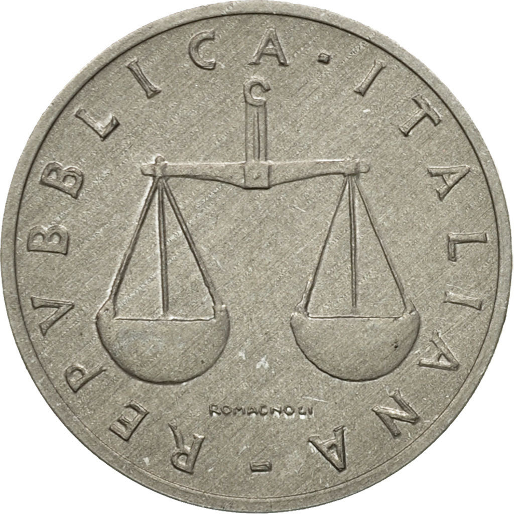 Coin, Italy, Lira, 1981, Rome, EF(40-45), Aluminum, KM:91