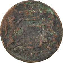 NETHERLANDS, Duit, 1687, KM #44, VG(8-10), Copper, 3.05