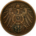 Coin, GERMANY - EMPIRE, Wilhelm II, 2 Pfennig, 1906, Munich, VF(30-35), Copper