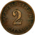 Coin, GERMANY - EMPIRE, Wilhelm II, 2 Pfennig, 1906, Munich, VF(30-35), Copper