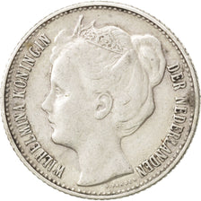 NETHERLANDS, 1/2 Gulden, 1908, KM #121.2, EF(40-45), Silver, 22, 4.97