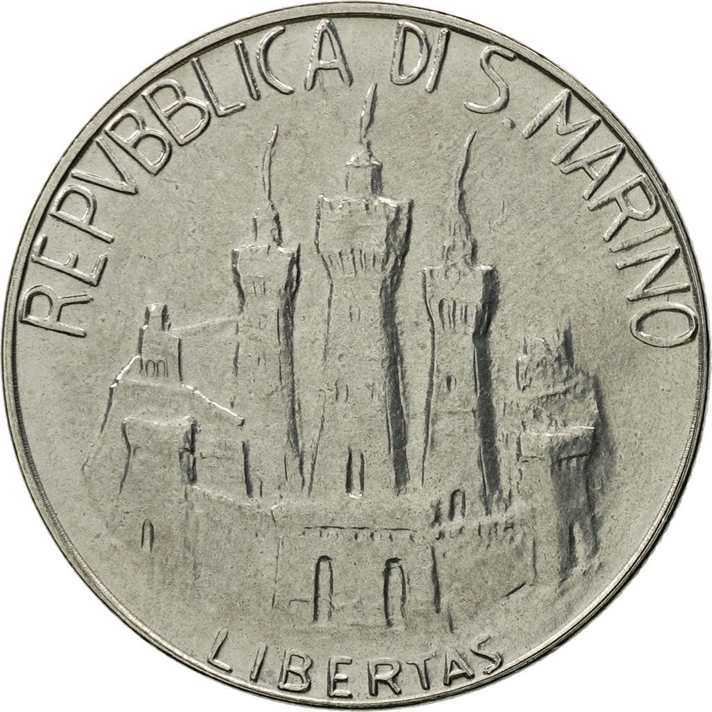 Coin, San Marino, 100 Lire, 1984, Rome, AU(55-58), Steel, KM:165