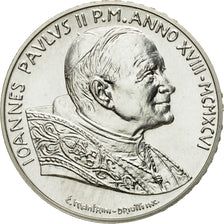 Coin, VATICAN CITY, John Paul II, 500 Lire, 1996, Roma, MS(63), Silver, KM:269