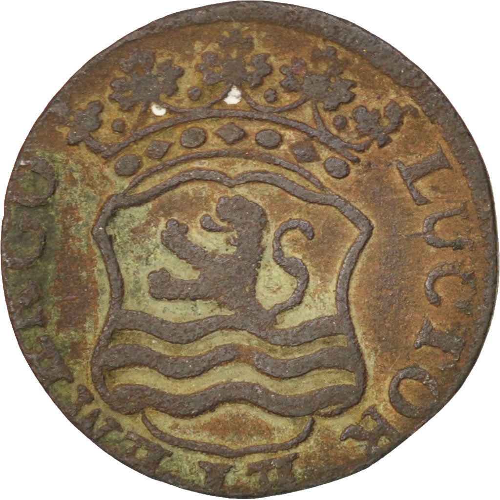 NETHERLANDS, Duit, 1762, KM #81, VF(30-35), Copper, 2.61