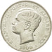 Coin, Portugal, Manuel II, 500 Reis, 1909, EF(40-45), Silver, KM:547