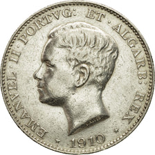 Coin, Portugal, Manuel II, 500 Reis, 1910, EF(40-45), Silver, KM:556