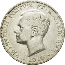 Münze, Portugal, Manuel II, 500 Reis, 1910, SS, Silber, KM:557