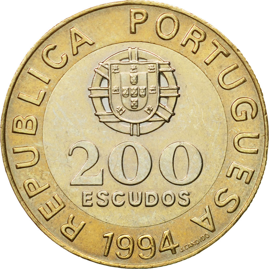 Monnaie, Portugal, 200 Escudos, 1994, SUP, Bi-Metallic, KM:669