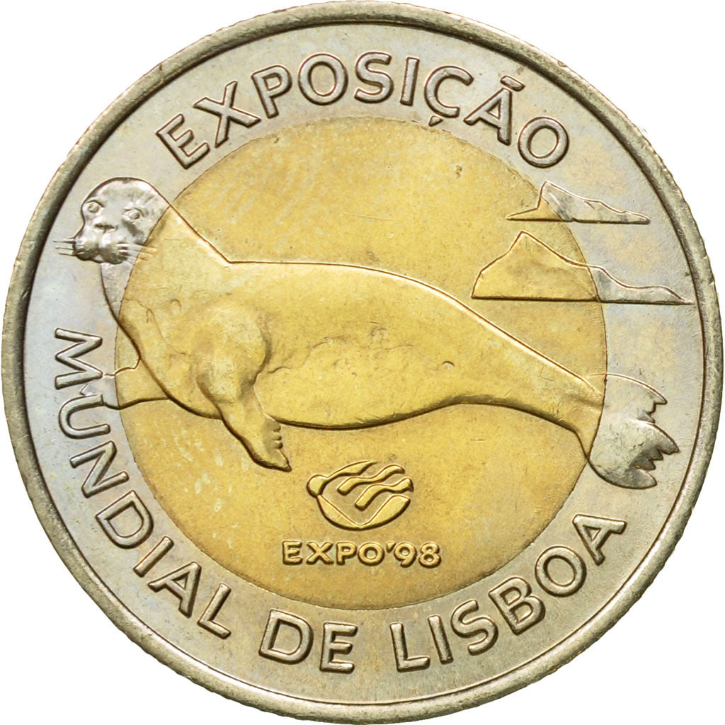Munten, Portugal, 100 Escudos, 1997, ZF+, Bi-Metallic, KM:693