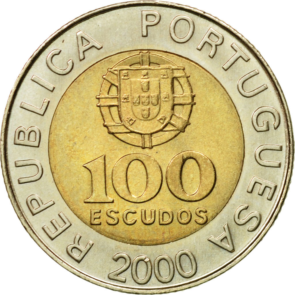 Moneta, Portogallo, 100 Escudos, 2000, SPL-, Bi-metallico, KM:645.1