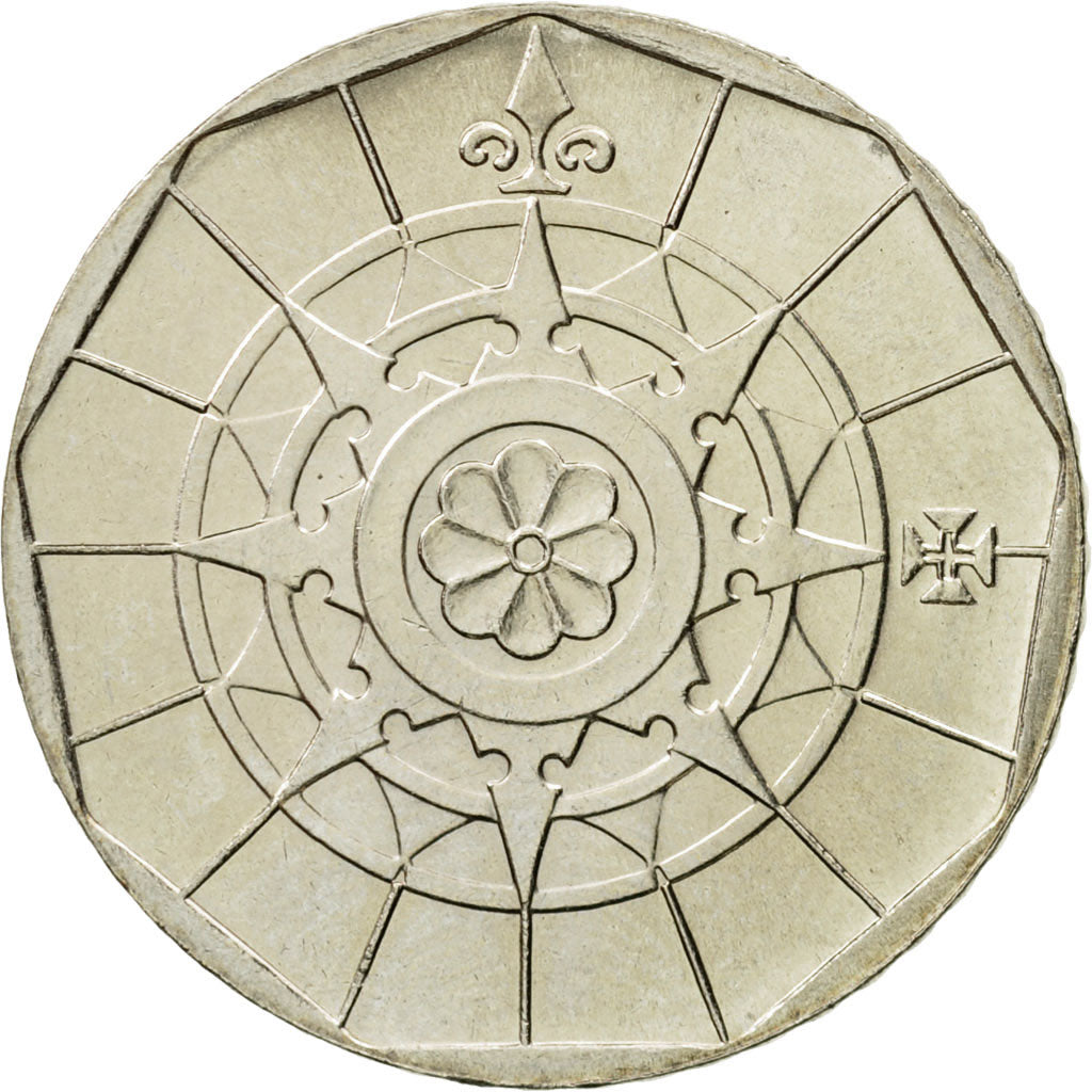 Coin, Portugal, 20 Escudos, 1998, Lisbon, AU(50-53), Copper-nickel, KM:634.1
