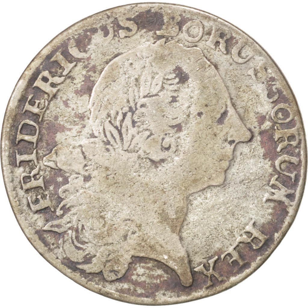 Allemagne, Prusse, Frédéric II, 1/24 Thaler 1764 E (Koenigsberg), KM 311