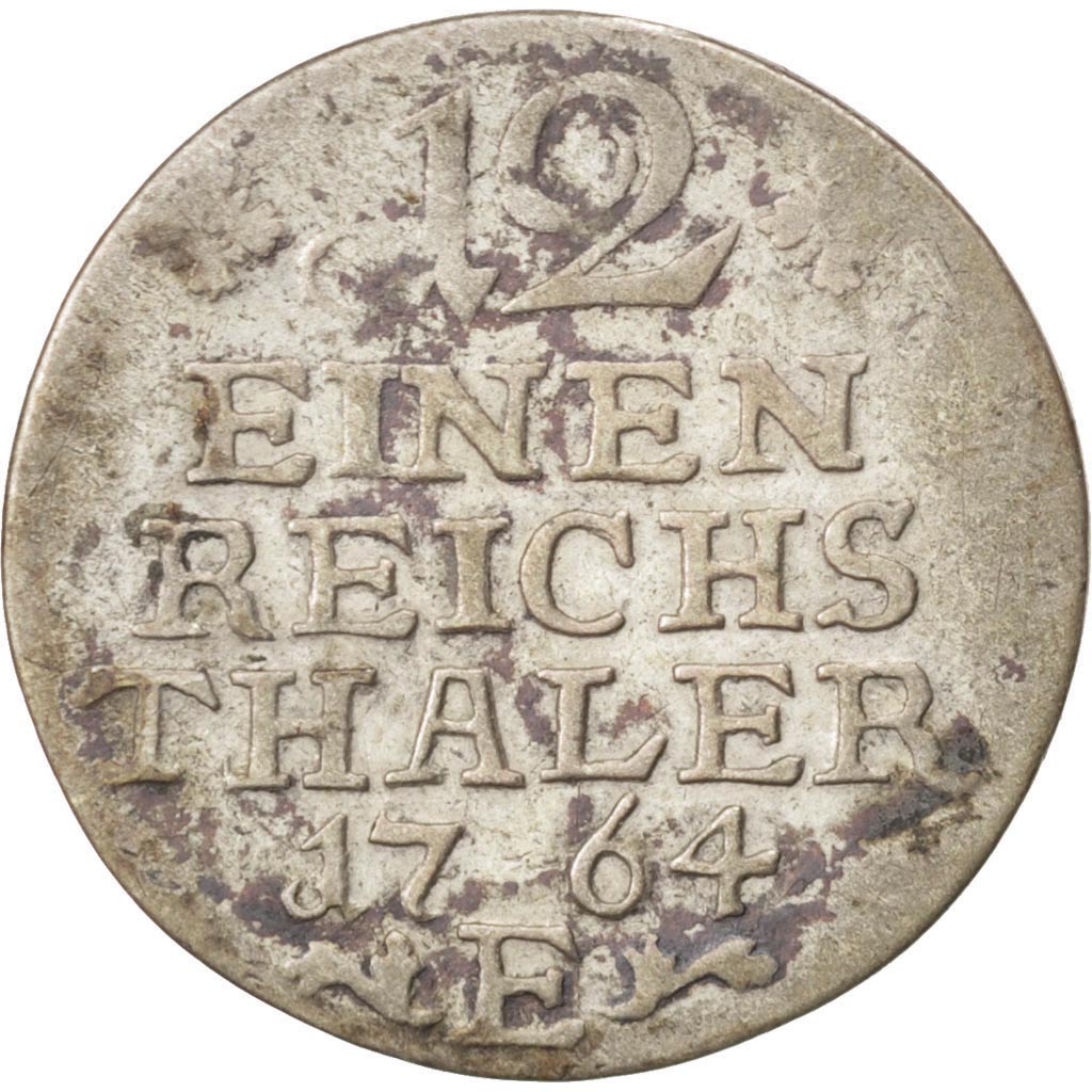Allemagne, Prusse, Frédéric II, 1/24 Thaler 1764 E (Koenigsberg), KM 311