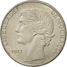 Münze, Portugal, 25 Escudos, 1977, SS, Copper-nickel, KM:607