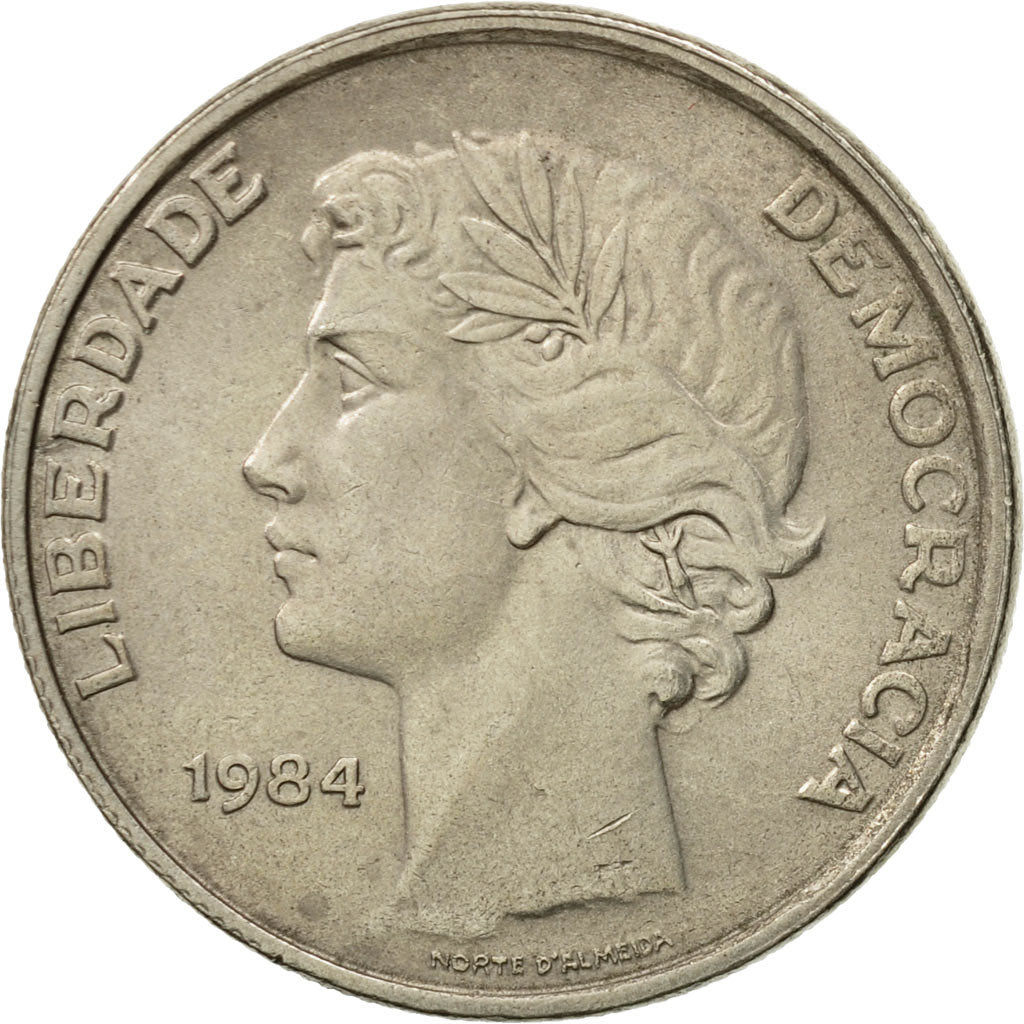 Monnaie, Portugal, 25 Escudos, 1984, TTB, Copper-nickel, KM:607a