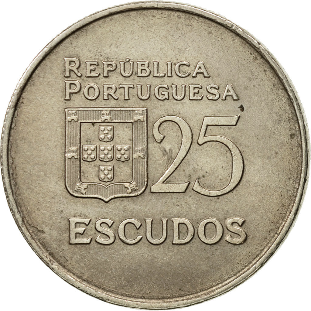 Monnaie, Portugal, 25 Escudos, 1984, TTB, Copper-nickel, KM:607a