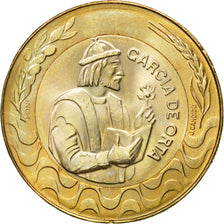 Coin, Portugal, 200 Escudos, 2001, AU(55-58), Bi-Metallic