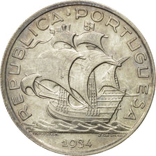 Coin, Portugal, 10 Escudos, 1934, EF(40-45), Silver, KM:582