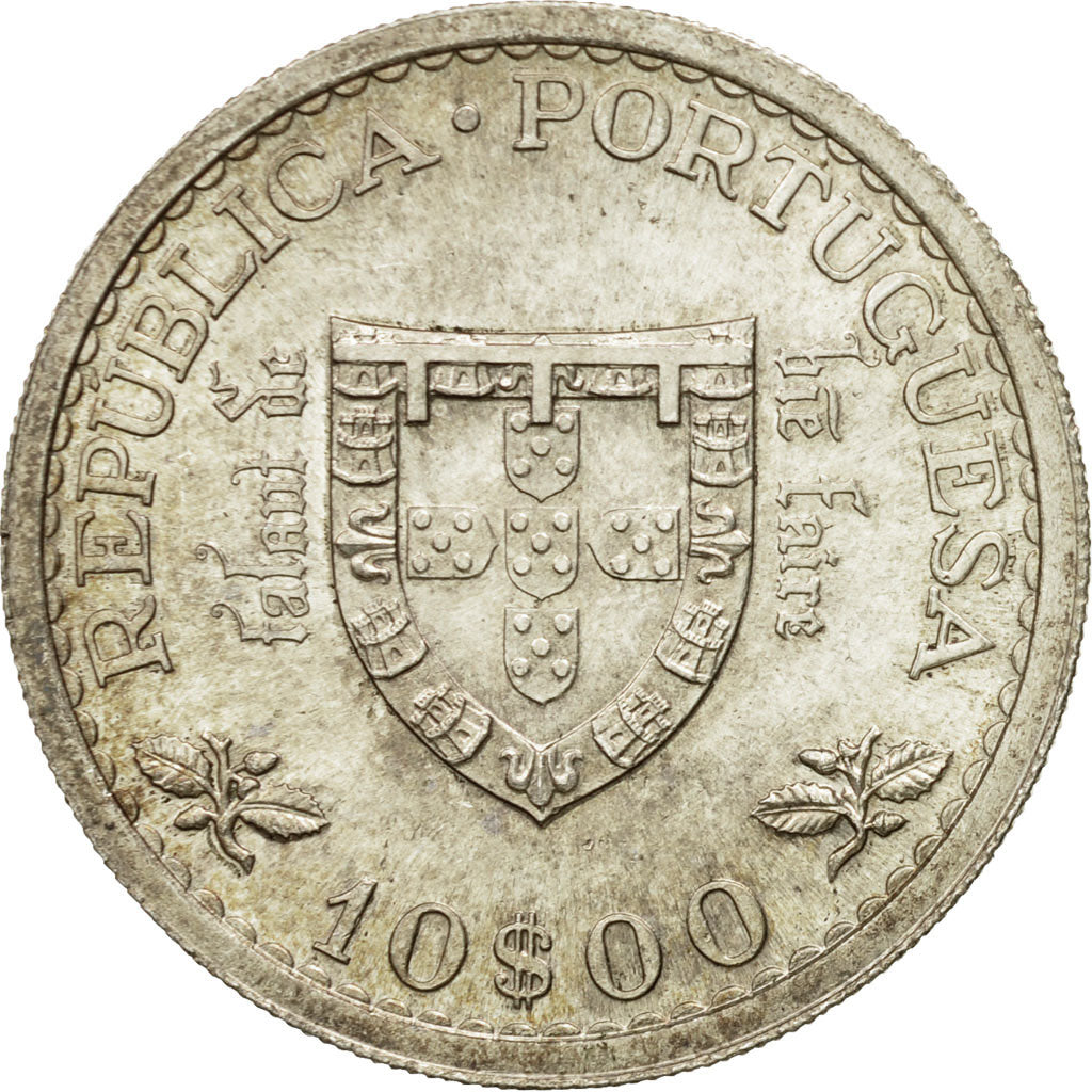 Coin, Portugal, 10 Escudos, 1960, Lisbon, EF(40-45), Silver, KM:588