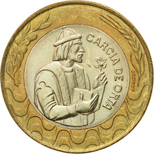 Coin, Portugal, 200 Escudos, 2000, AU(50-53), Bi-Metallic, KM:655