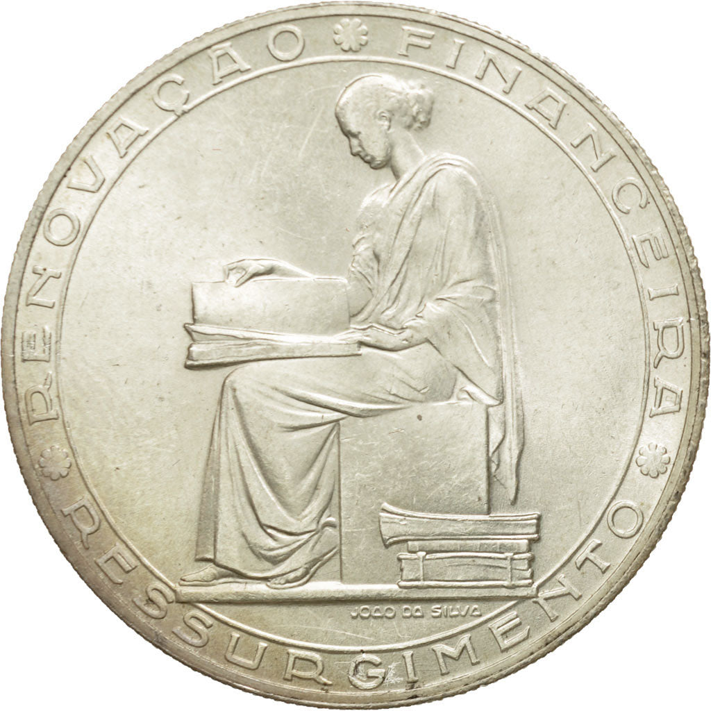 Moneta, Portogallo, 20 Escudos, 1953, BB+, Argento, KM:585