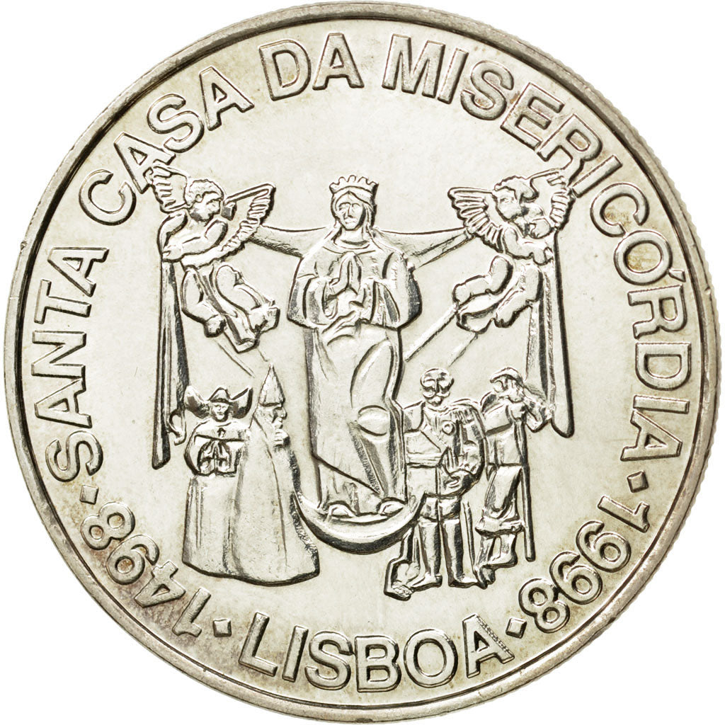 Coin, Portugal, 1000 Escudos, 1998, MS(63), Silver, KM:708