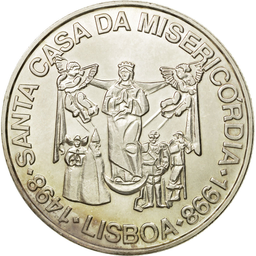 Coin, Portugal, 1000 Escudos, 1998, MS(63), Silver, KM:708