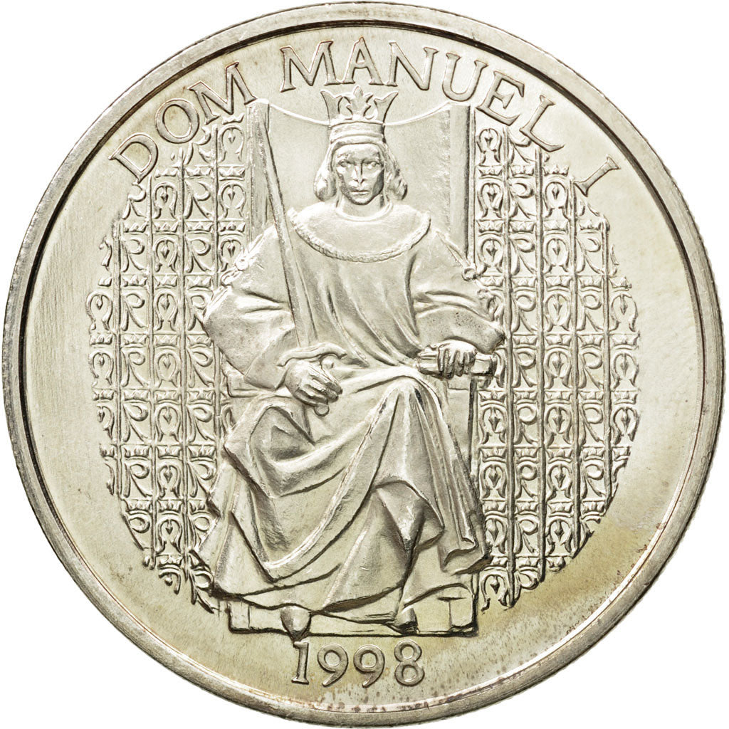Coin, Portugal, 1000 Escudos, 1998, MS(63), Silver, KM:713